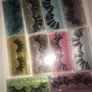 60 pair of faux mink lashes 10 styles